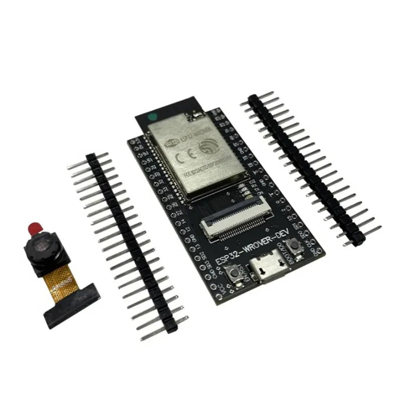 ESP32-WROVER Camera Development Board with WiFi, CH340C, and OV2640 Module