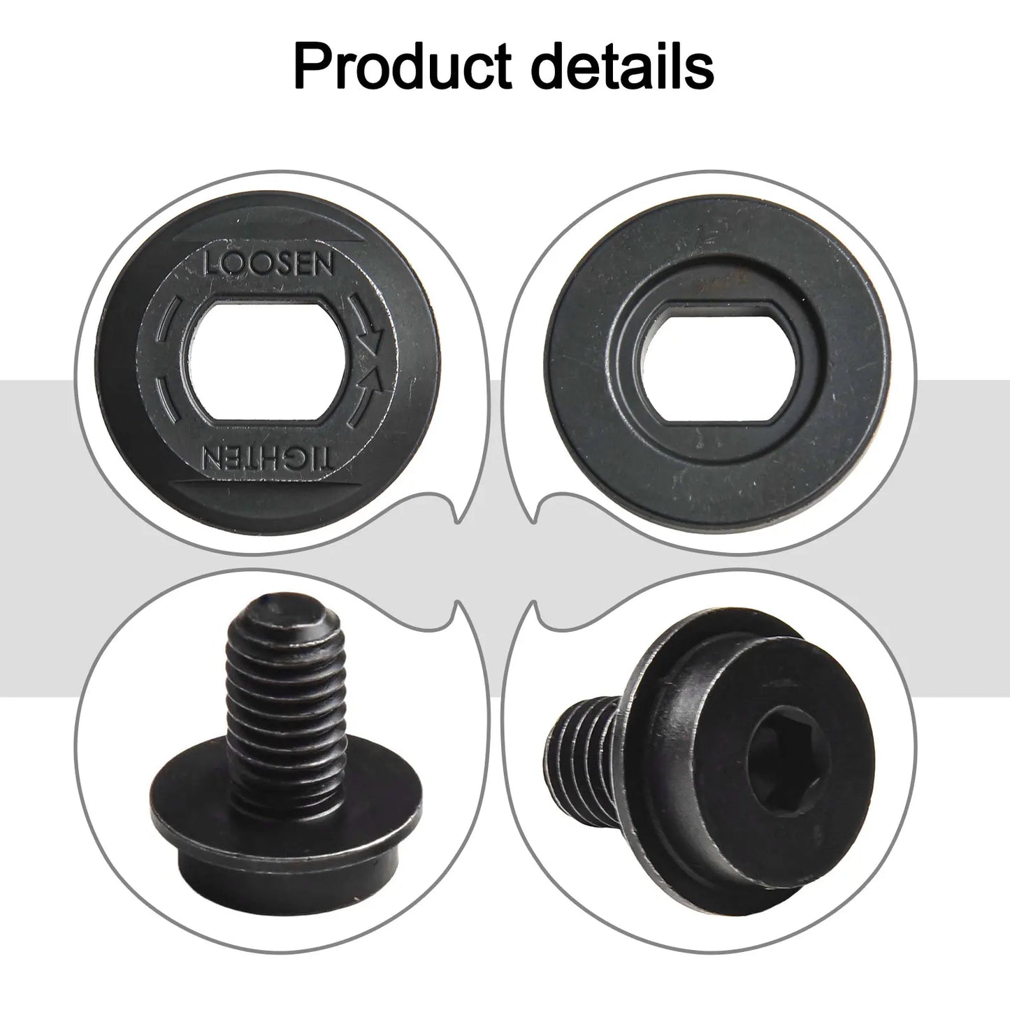 Circular Saw Outer Clamp Flange Washer &amp; Blade Bolt — For DeWalt DC390 DC310KL DCS391 Power Tool Accessories