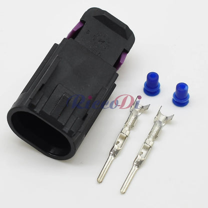 2 Pin 1.5mm Oil Pump Connector 15326801 13510085 DJ7025D-1.5 PA66 Waterproof Female Male