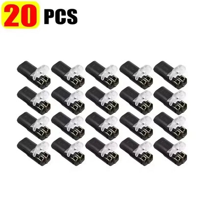 2 Pin Way Plug Wire Cable Snap Connectors Waterproof Electric Wire Double-Wire Plug-In Connector Locking Buckles Cable Clamps