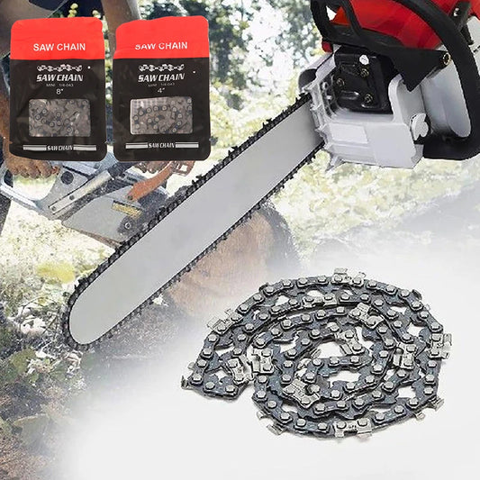 New Link Chainsaw Saw Chain Blade 4/6/8/12/14/16 Inch Metal Chainsaw Chain Spare Parts For Electric Saw Accessories Wood Cutting