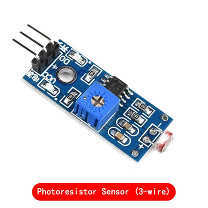 Photosensitive Light Intensity Sensor Module 3/4-Pin Photoresistor for Arduino