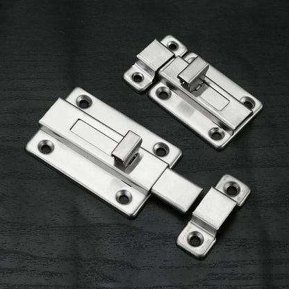 New Self-Elastic Latch Security Bolt Latch Anti-theft Spring Latches Stainless Steel Cabinet Hinges Furniture Supplies Hardware