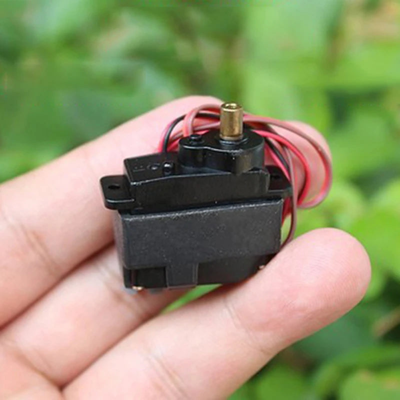 Metal Steering Gear 360 Degree for Climbing Car Servo Five-wire Without Drive Plate DC 3V-6V Micro Mini M10 Motor Gearbox 12g