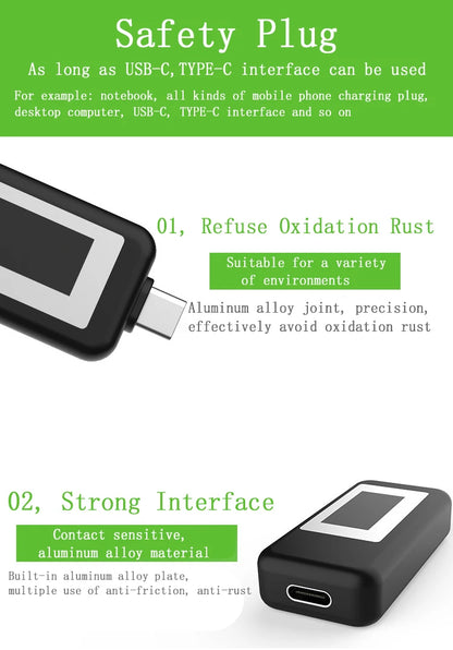 10-in-1 USB Digital Tester Voltmeter Ammeter for Power Bank & Charger