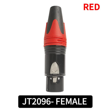 3 Pin XLR Male to Female Adapter Connector Mic Audio Plug Converter for Microphone Mixer Amplifier Sound Equipment