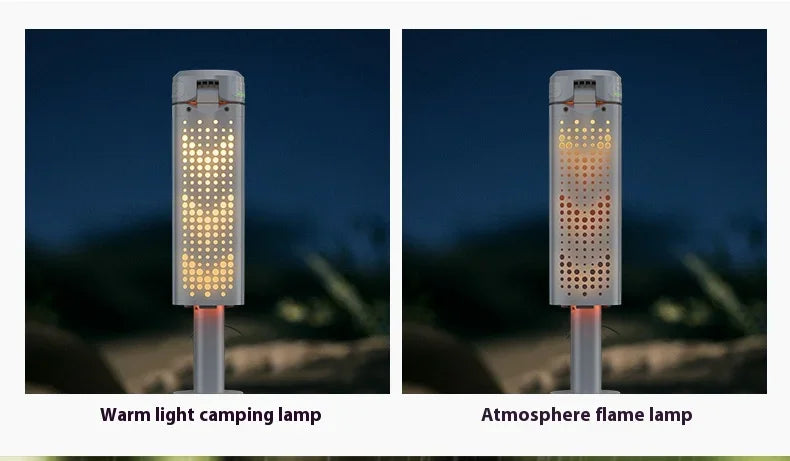 8000MAH Multifunctional Telescopic Camping Light LED Floodlight Flashlight with Stepless Dimming Charge Outdoor Tent Flashlight