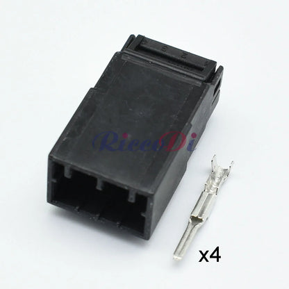 4 Pin Waterproof Connector 174929-1 174922-1 DJ7044Y-1.8 PA66 Black White Male Female