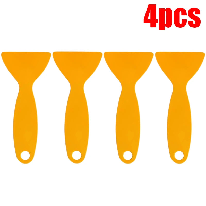 Yellow Scraper Car Film Application Tools Universal Auto Film Wrap Tint Tinted Sticker Scraper Hard Sticker Smooth Squeegee Kit