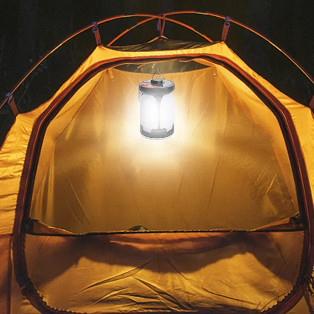 Solar Outdoor Light Camping Lights Charging Emergency Lighting Tent Light Ultra Long Battery Life Folding Hanging Camping Lights