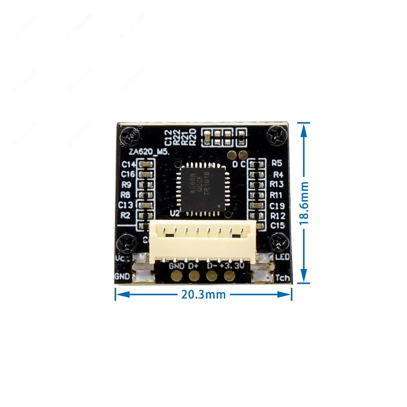 AS608 Optical Fingerprint Sensor Module for Arduino with Serial Communication