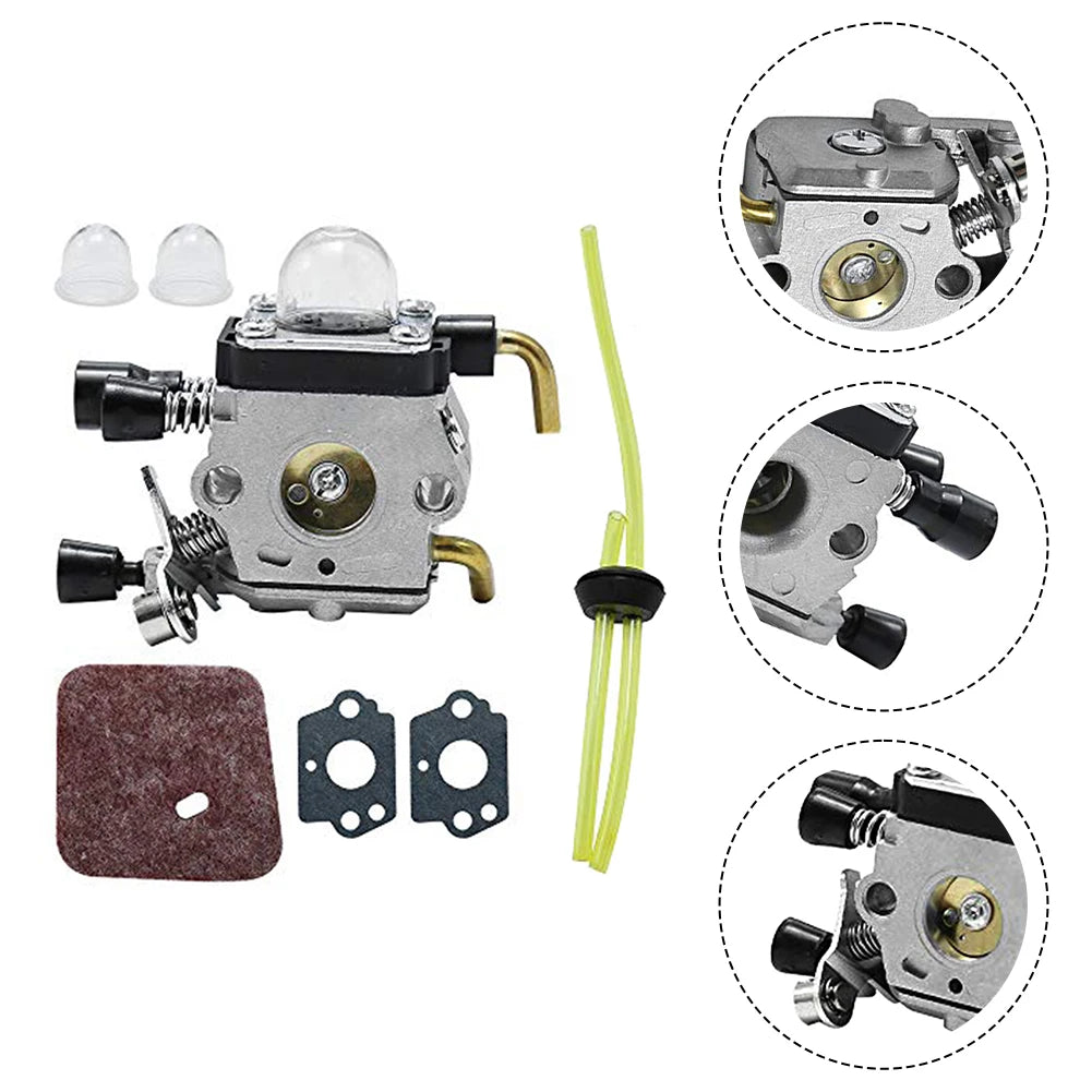 For FS310 For FS55 Engine Components Carburetor Kit Outdoor Maintenance As Shown Carburetor Maintenance Kit Enhanced Durability