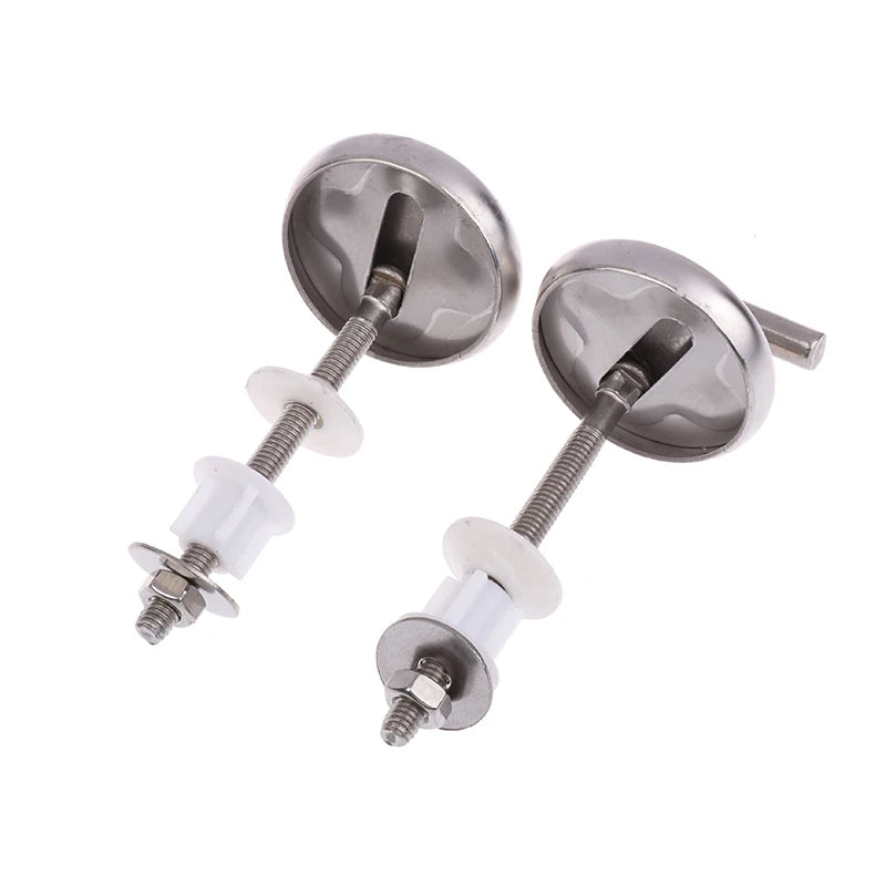 Toilet Seat Hinge Connector Stainless Steel Mounting Parts 2pcs