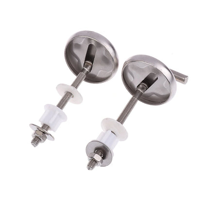 Toilet Seat Hinge Connector Stainless Steel Mounting Parts 2pcs