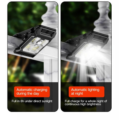 Solar Sensor Motion Light Clip on Lawn Lamp Outdoor Waterproof Work Light Camping Household Garden Lighting Courtyard Lamp