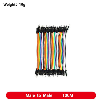 DuPont Jumper Wires Female to Female, Male to Female, and Male to Male
