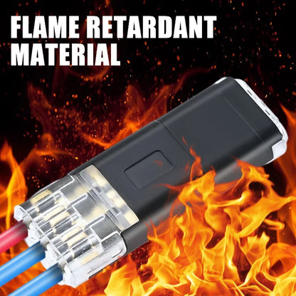 3-Pin Plug Electrical Connector 3-Wire Interchangeable Quick Wire Connector Automotive Wire Cable Ribbon Terminal Connector