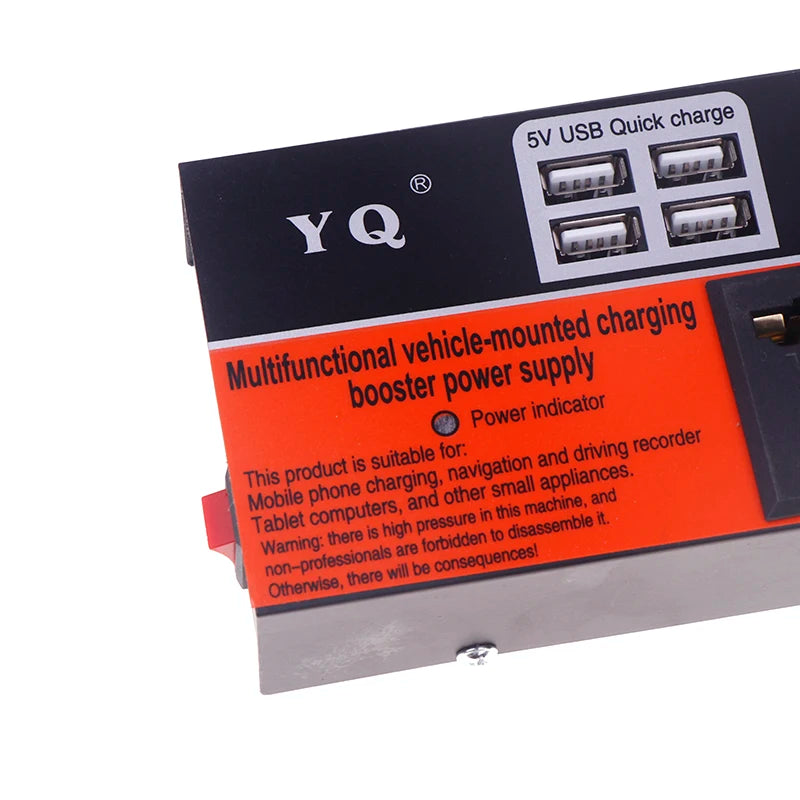 New Car Inverter Car Power Inverter 2000W  DC 12V/24V To DC 110V/220V Converter Trip 4 USB Overload Protection
