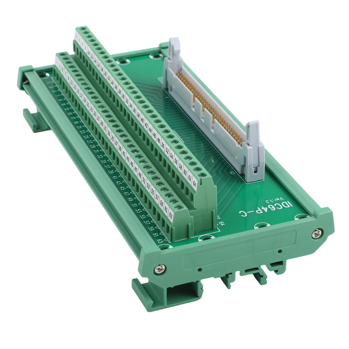 64 Pin Connector Terminal Block Connector Green Color IDC 64P Connecto ...