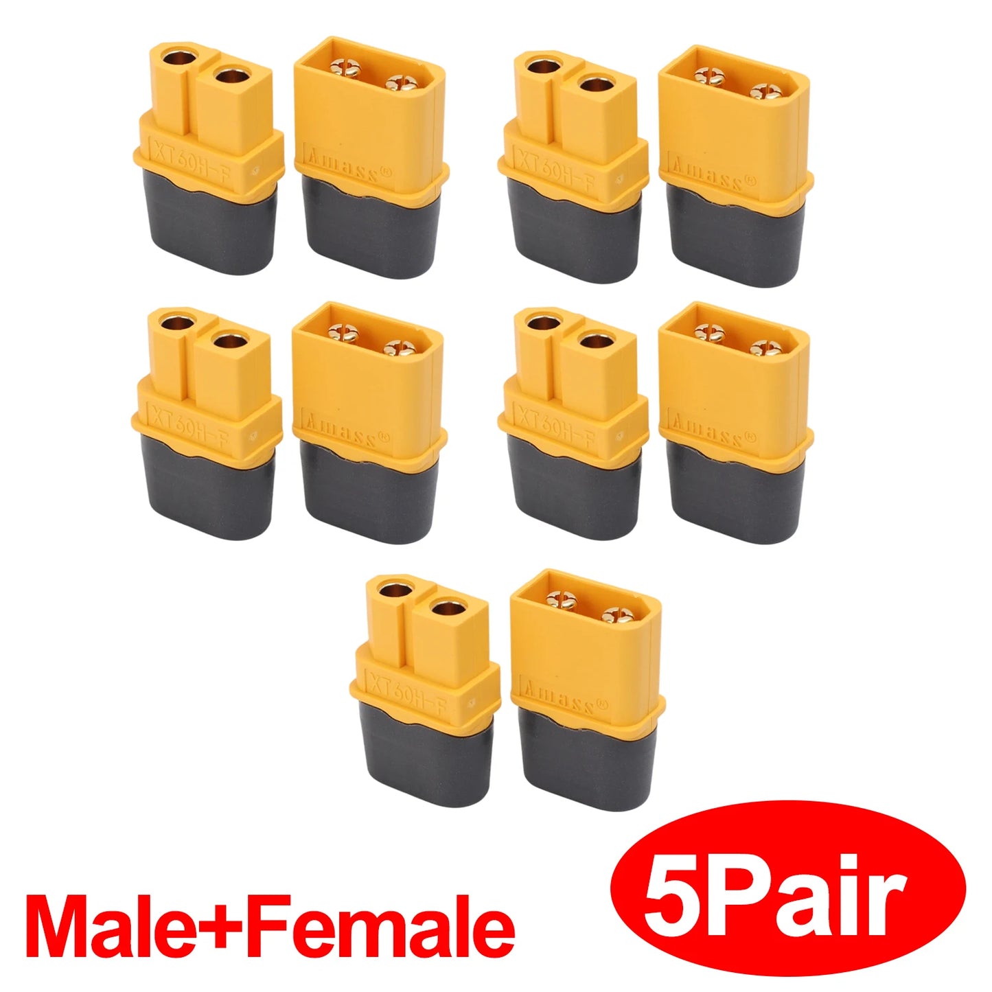 XT60H Plug Male Female Connector with Sheath for RC LiPo Battery