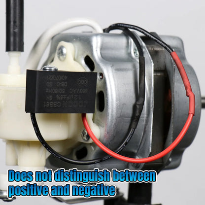 CBB61 Fan Start Capacitor 1µF–4.5µF for Motor Terminals