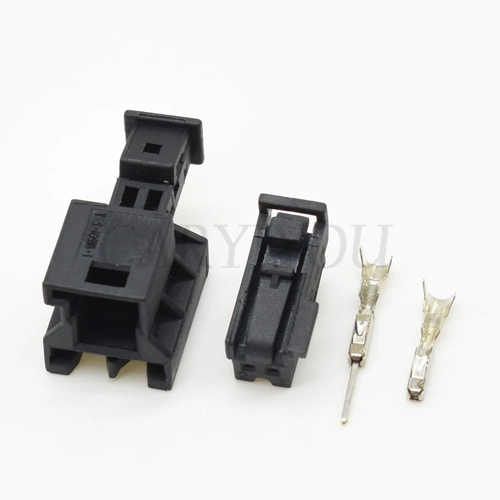 Automotive 2 Way 0.6mm Series Unsealed Seat Ventilation Connector Plug Female Male