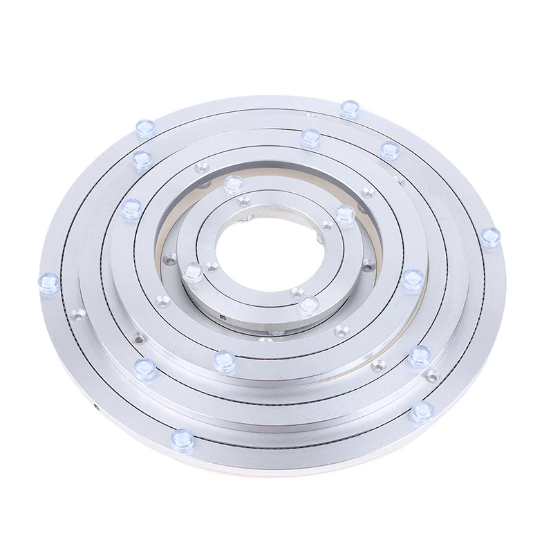 Smooth Swivel Plate Rotating Table Rotating Round 5/5.5/8/10/12 Inches Aluminum Ball Bearing Turntable Bearings Swivel Plate