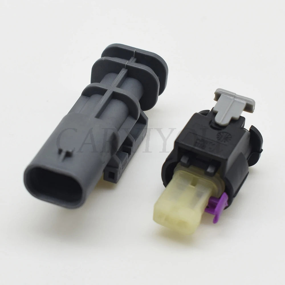 2 Pin 0.6mm Waterproof Connector 2-1718643-1 2112985 DJ7023WC-1.2 PA66 Male Female
