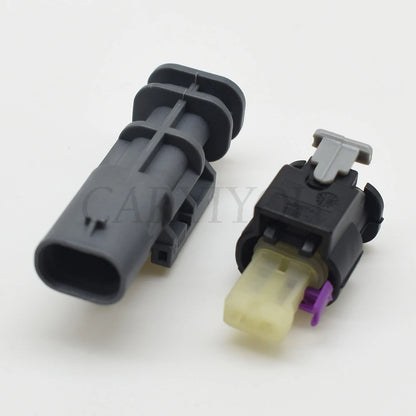 2 Pin 0.6mm Waterproof Connector 2-1718643-1 2112985 DJ7023WC-1.2 PA66 Male Female
