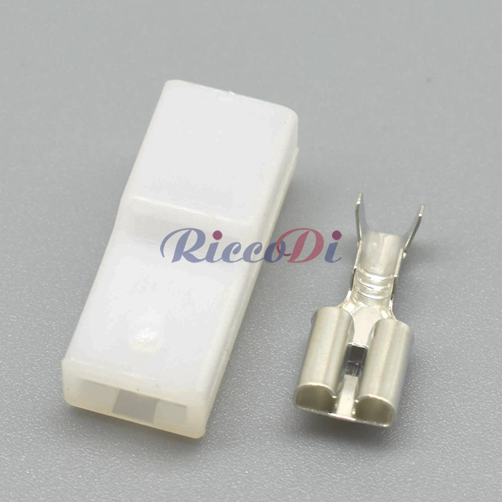 1 Pin 6.3mm Connector 16971976A 161971990B DJ7018-6.3-11/21 Female Male with Terminals