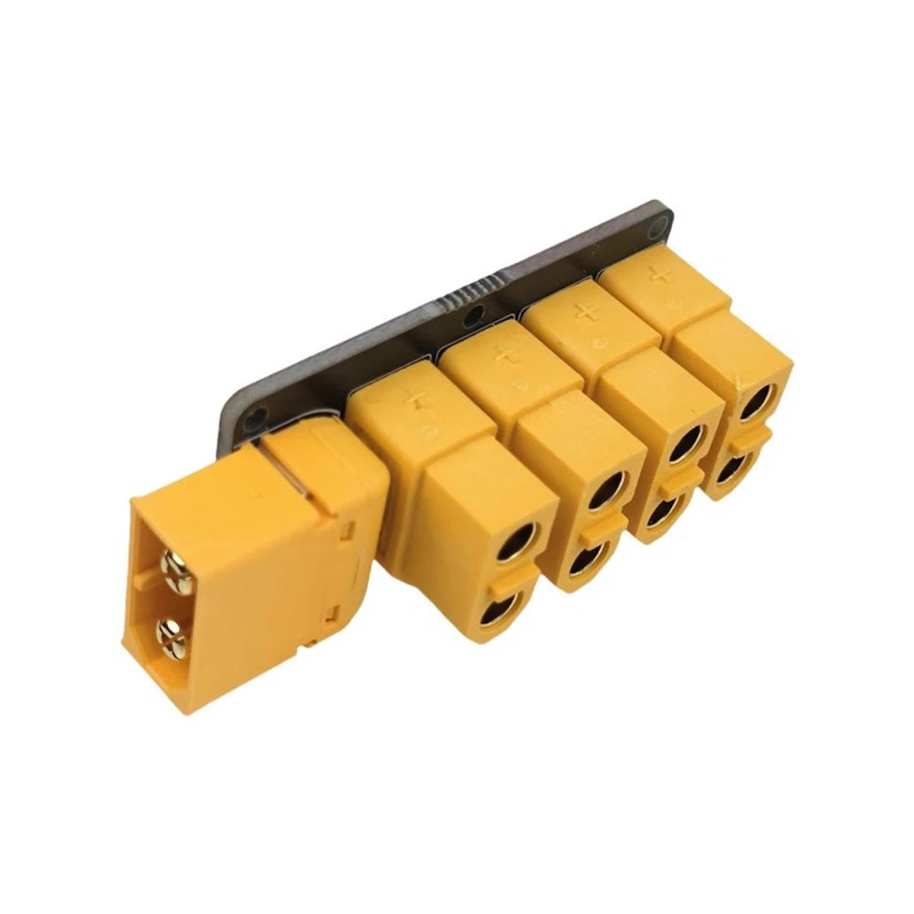 XT60 High-Current Power Distribution Board — 53×33×20mm for Drones, Robots & Multi-Motor Systems