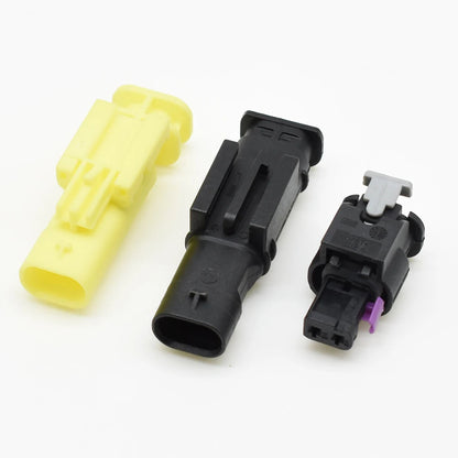 2 Pin Male and Female Urea Sensor Fuel Nozzle Plug Connector for Volkswagen Audi Compatible with 1-1703498-1 1-1924067-4
