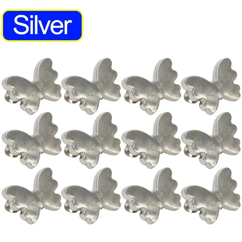 Butterfly Magnetic Curtain Clips — Nail-Free Detachable Window Curtain Buckles