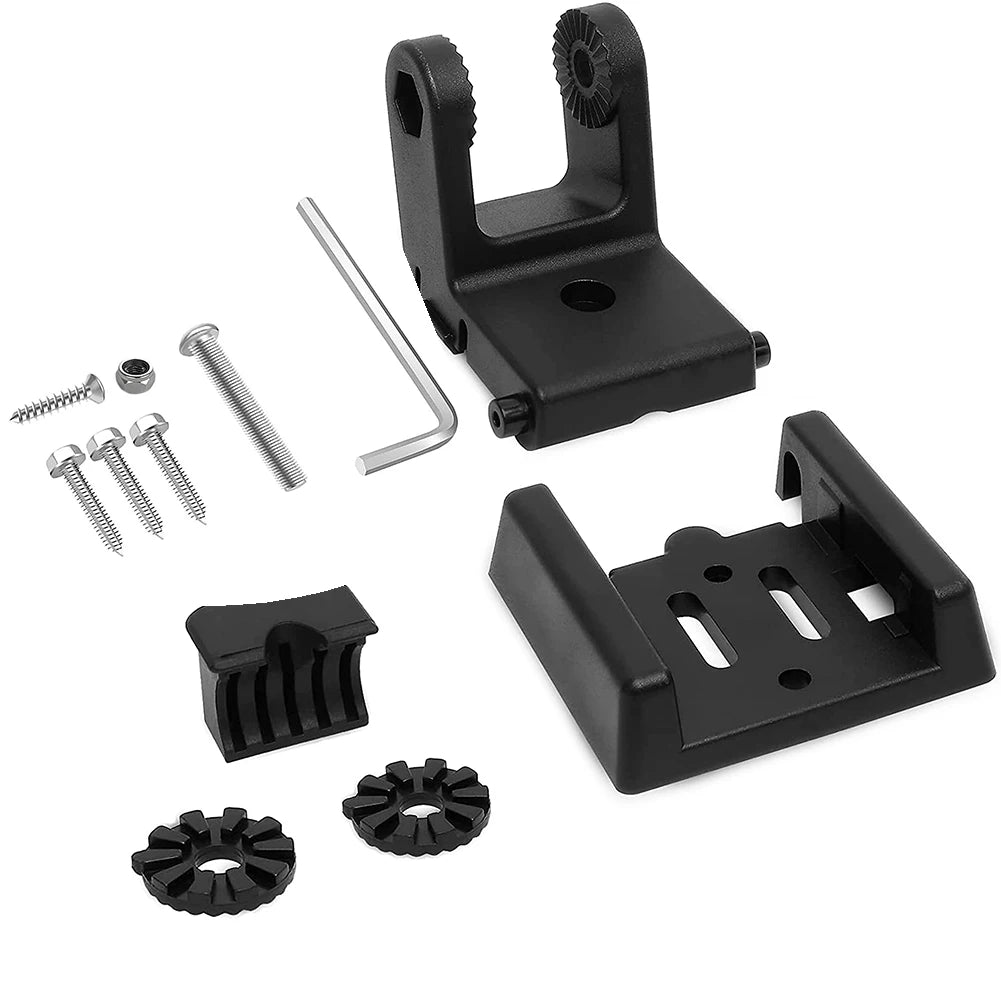Skimmer Mount Black Transducer Mount 1 Set Included Adjustable Angle Design Marine-grade Material For XNT Sensors