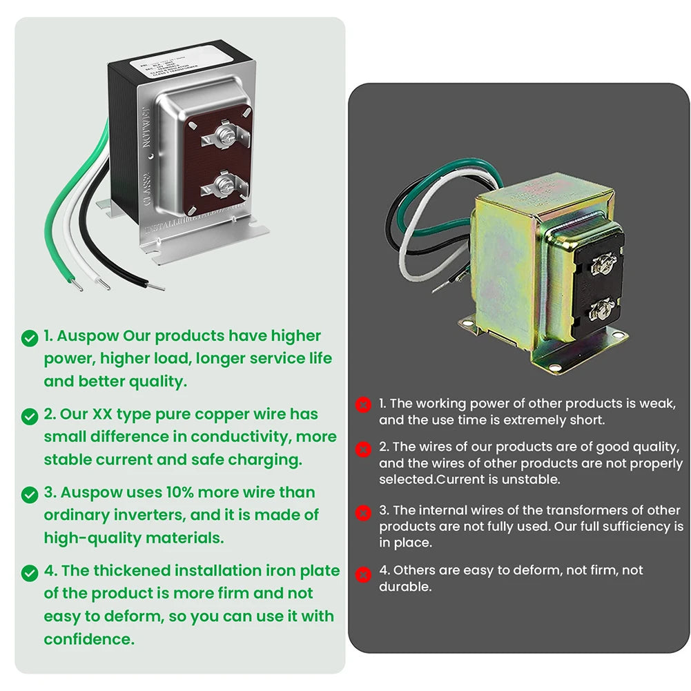 Relay Doorbell Power Supply As Shown In The Picture 16V30VA Transformer Easy Installation High-performance Power