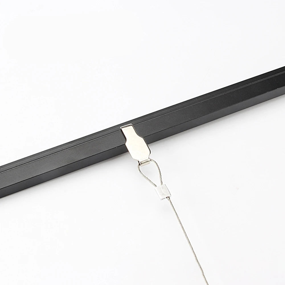 Stainless Steel Adjustable Picture Hanging Cable System Supporting Up to 66 lbs Perfect Solution for Home or Gallery Use