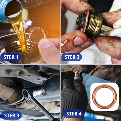 Engine Oil Drain Plug Gasket for Volkswagen & Audi Transmission