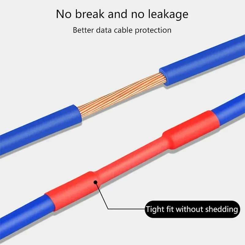Heat Shrink Tube Kit 800PCS | PE Cross-Linked Thermoresistant Tubing | Waterproof Cable Insulation Sleeve