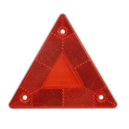 4/1pcs Triangle Warning Reflector Truck Stop Warning Sign Plate Rear Light Safety Reflective Sign Board Red Warning Reflector