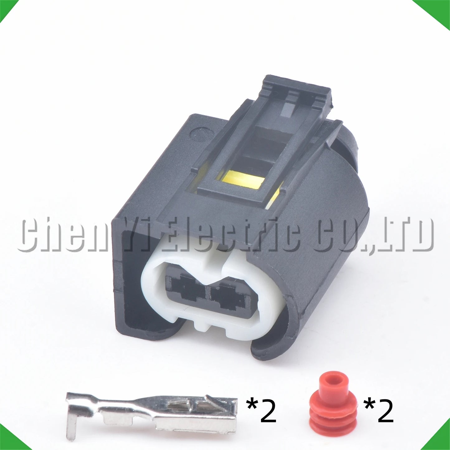 2 Pin Ignition Coil Waterproof Connector Wire Harness Plug Automotive