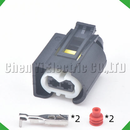 2 Pin Ignition Coil Waterproof Connector Wire Harness Plug Automotive