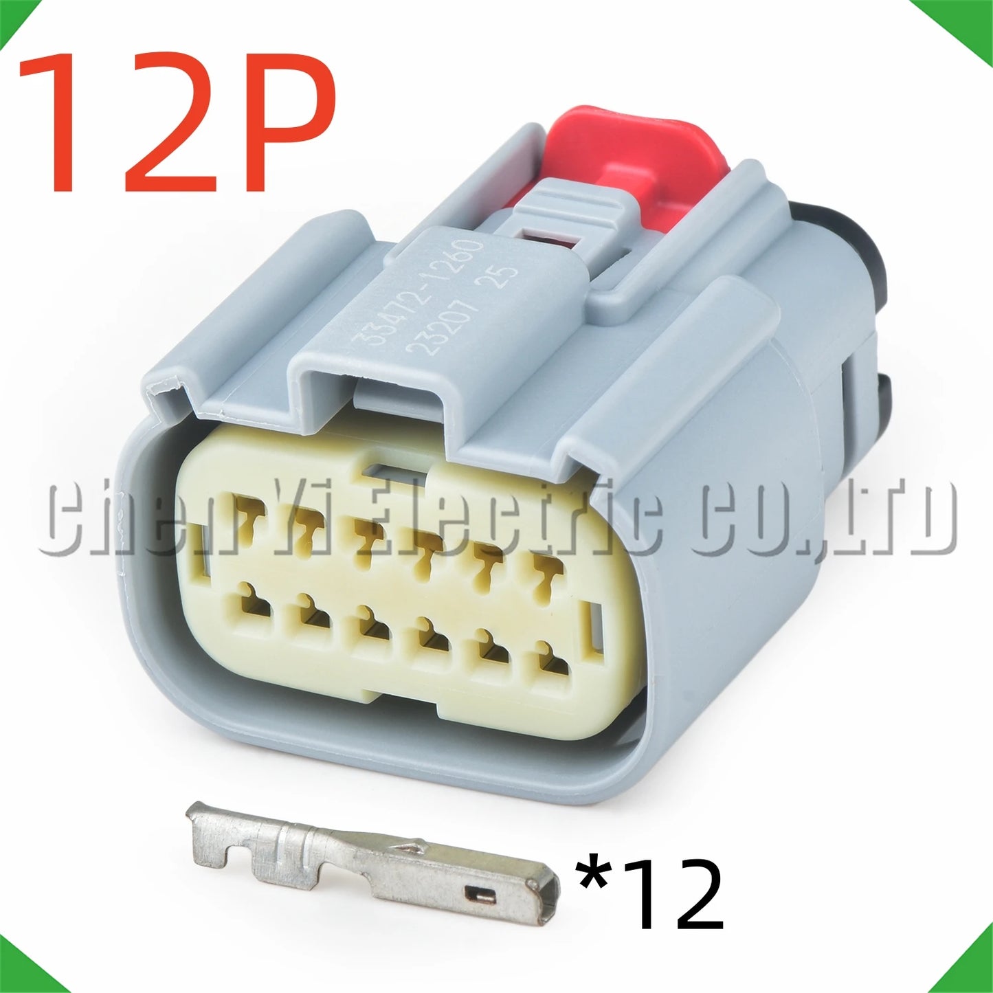 12 Pin Headlight Connector 33472-1206 33472-1207 For GM