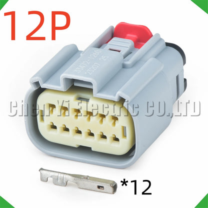 12 Pin Headlight Connector 33472-1206 33472-1207 For GM