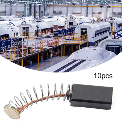 Carbon Brushes Kit 13×6×4mm for Electric Motors, High-Quality Replacement for Power Tool Accessories