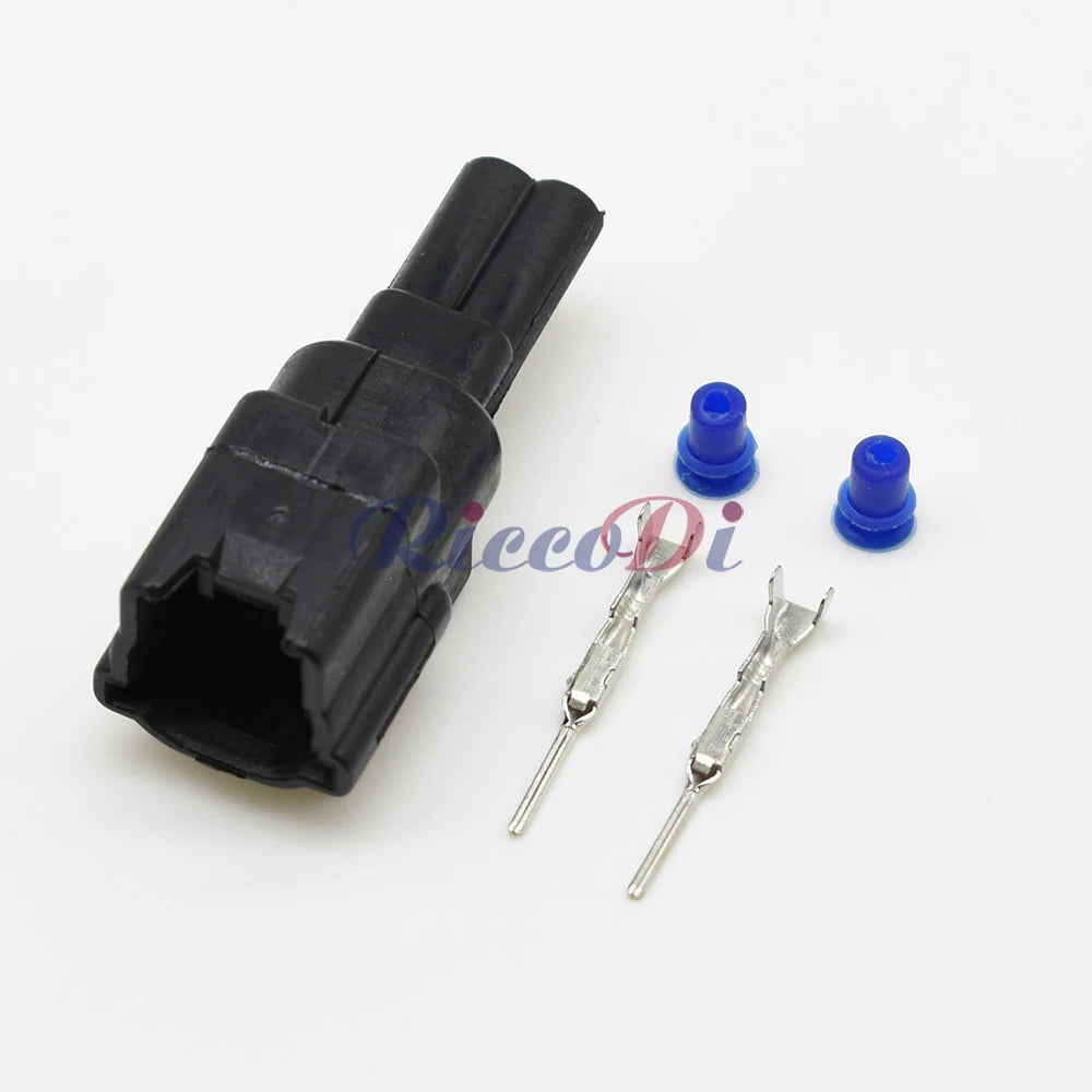 2 Pin 1mm Waterproof Connector 7282-7398-30 DJ7029B-1 PA66 Automotive Appliance Female Male