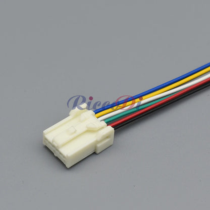 6 Pin Female Male Automotive Rear View Camera Wire Socket Connector 7282-8663 7283-8660
