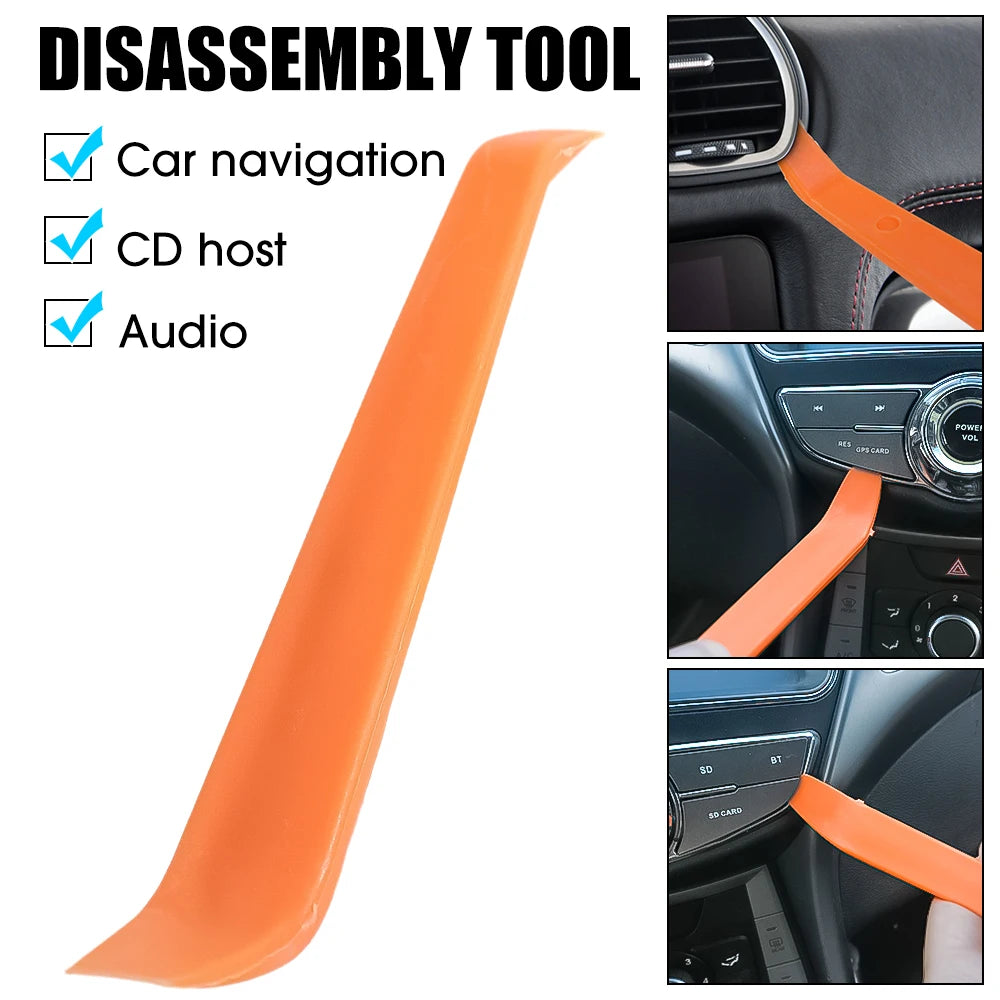 Car Disassembly Screwdriver Plastic Hand-held Pry Bar Car Radio Panel Door Clip Panel Trim Dash Audio Removal Installer Crowbar