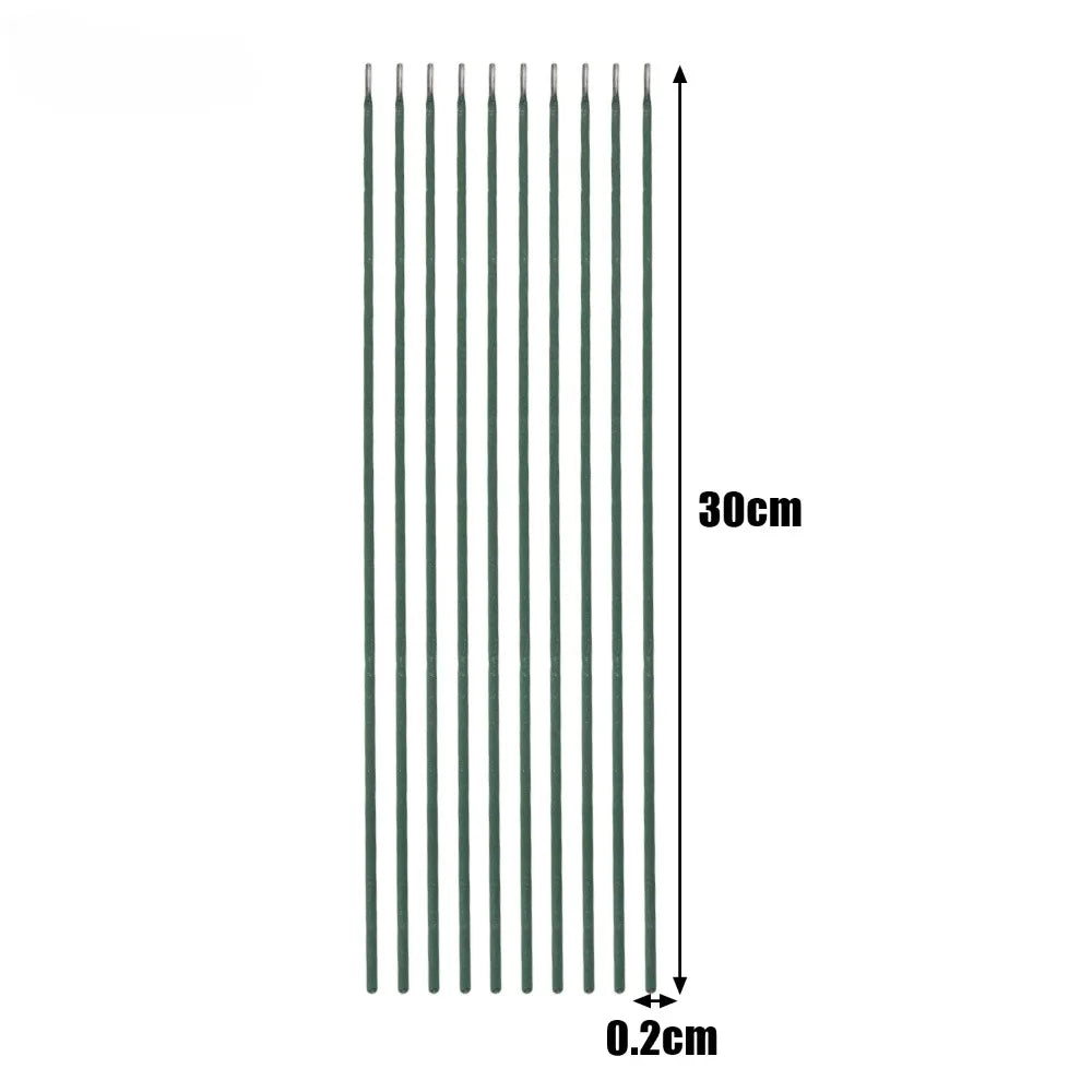 300x2mm Green Welding Rods Cored Wire Rod Solder Low Melting Point Coated Electrod Solder Universal Carbon Steel Weld Bar Stick