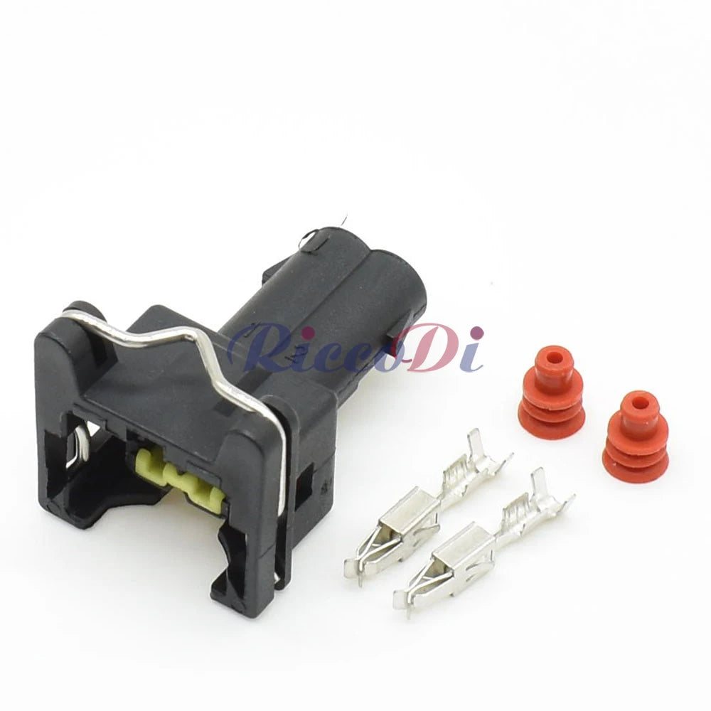 2 Pin Automotive Oil Sensor Connector Female Plug Socket with Wire DJ7023CX-3.5-21