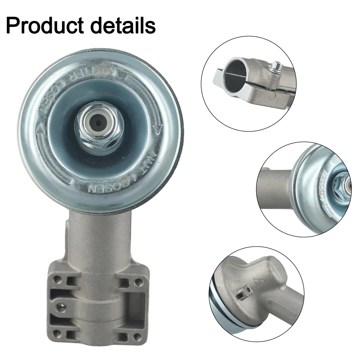 10T Gear Box Head for FS120 FS200 Trimmer Brush Cutter Replacement Part Made from High Resistance Aluminum Alloy